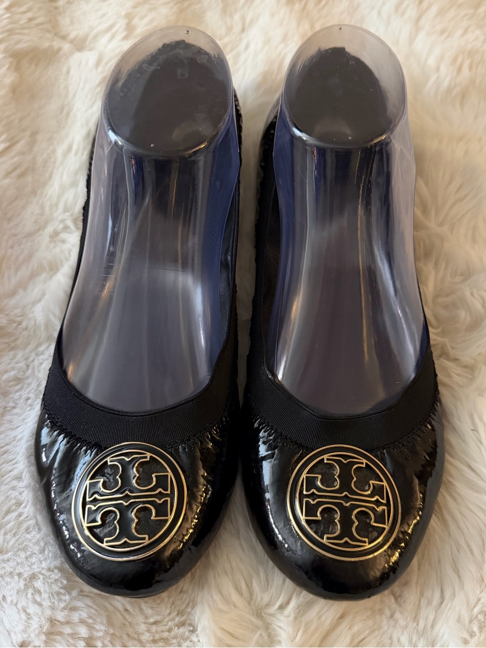 Final price unless bundled. Tory Burch size 9 Black Patent leather flat